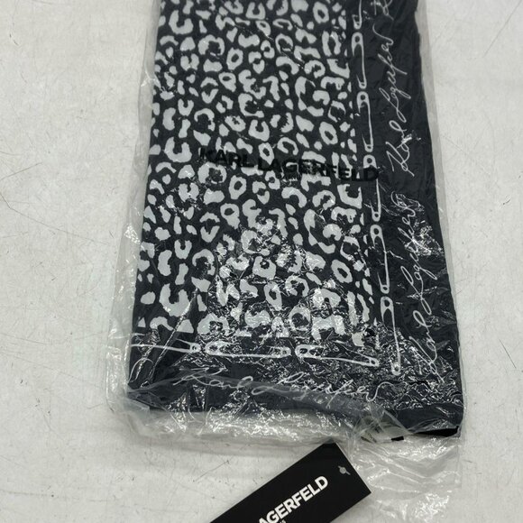 NWT Karl Lagerfeld Scarf Leopard - Picture 3 of 7